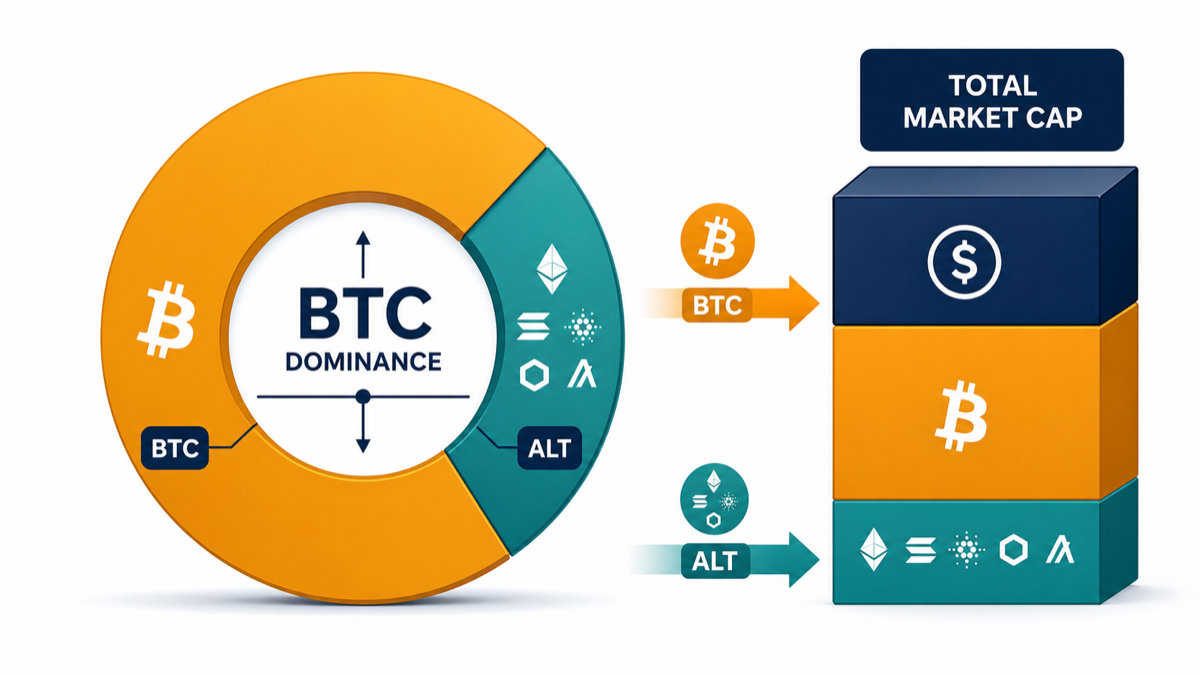 BTC 도미넌스는 시장 자금의 중심축을 보여준다